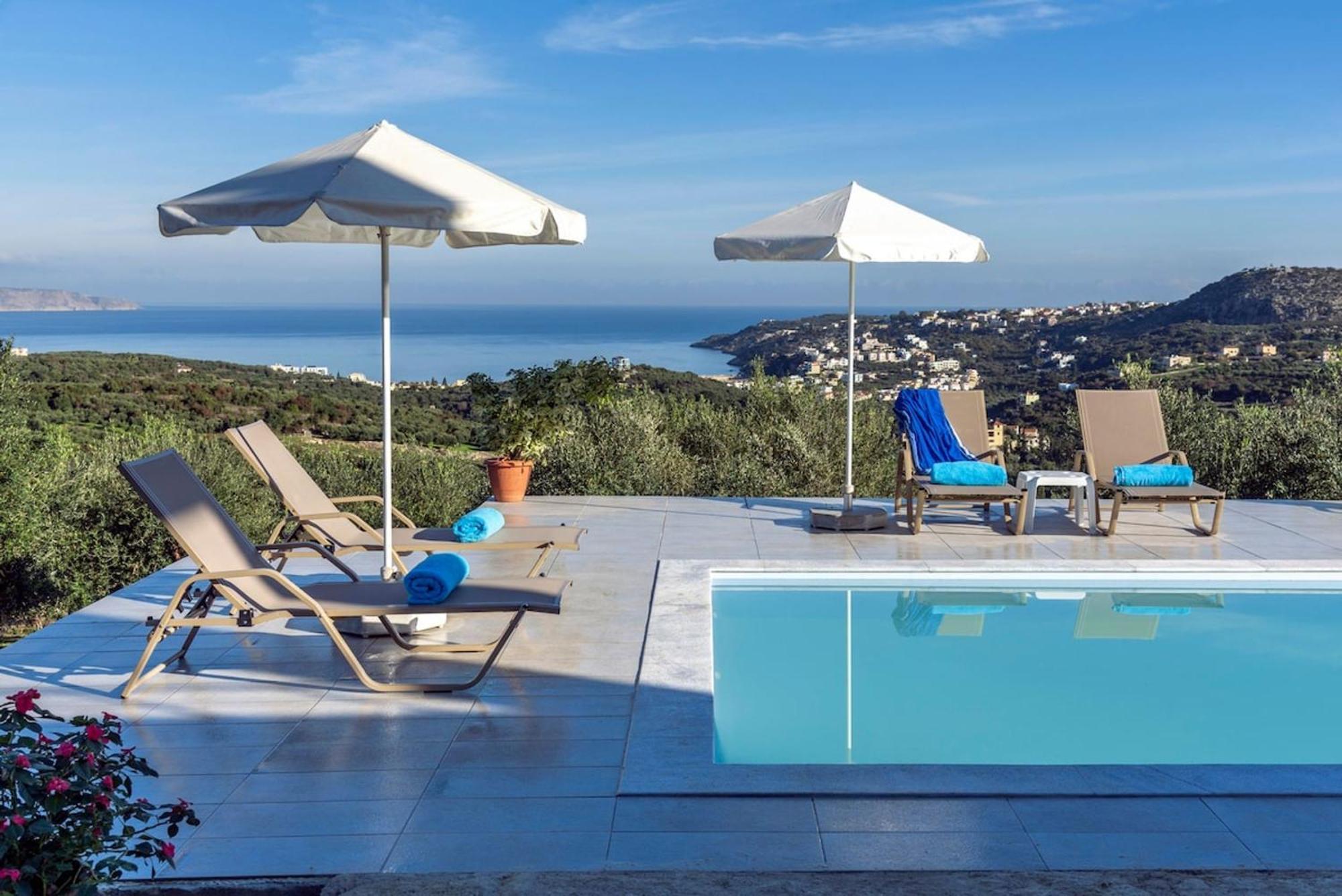 Villa Konstantinos Hilltop Vineyard Escape Almirida Eksteriør bilde