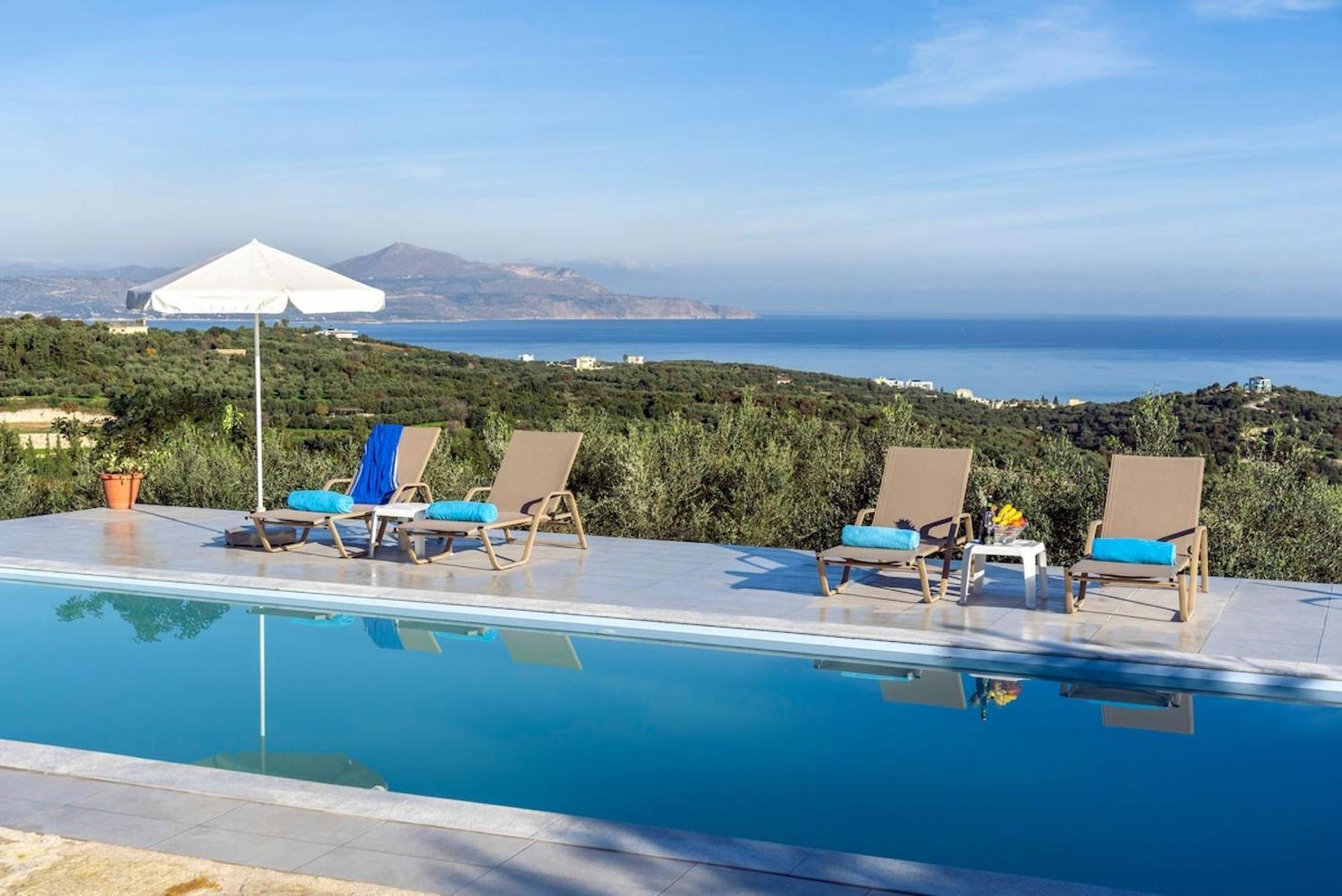 Villa Konstantinos Hilltop Vineyard Escape Almirida Eksteriør bilde