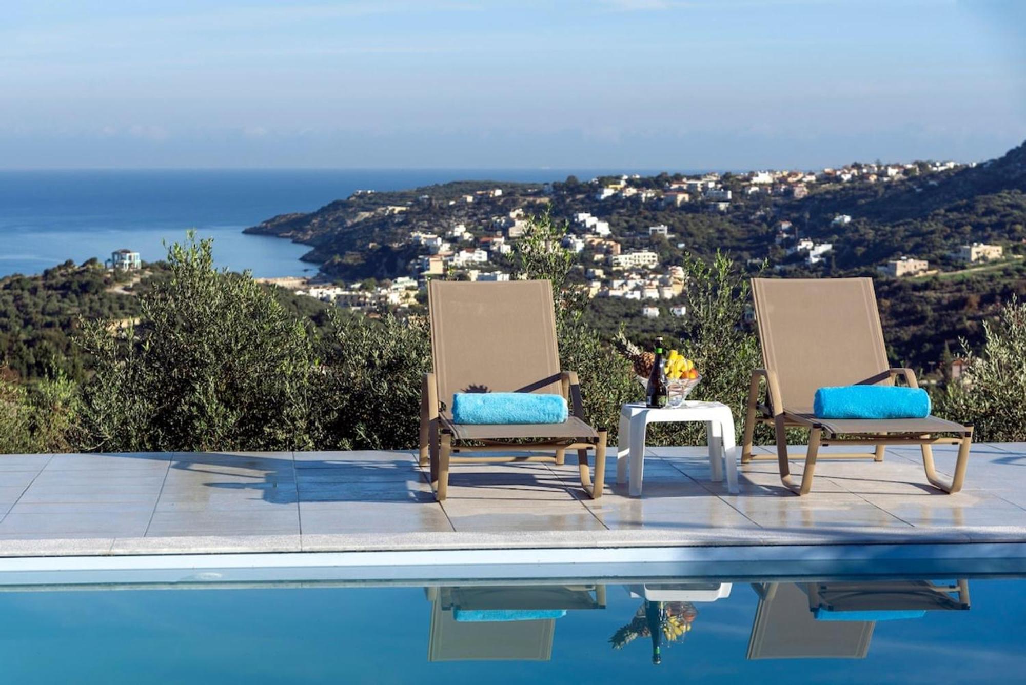 Villa Konstantinos Hilltop Vineyard Escape Almirida Eksteriør bilde