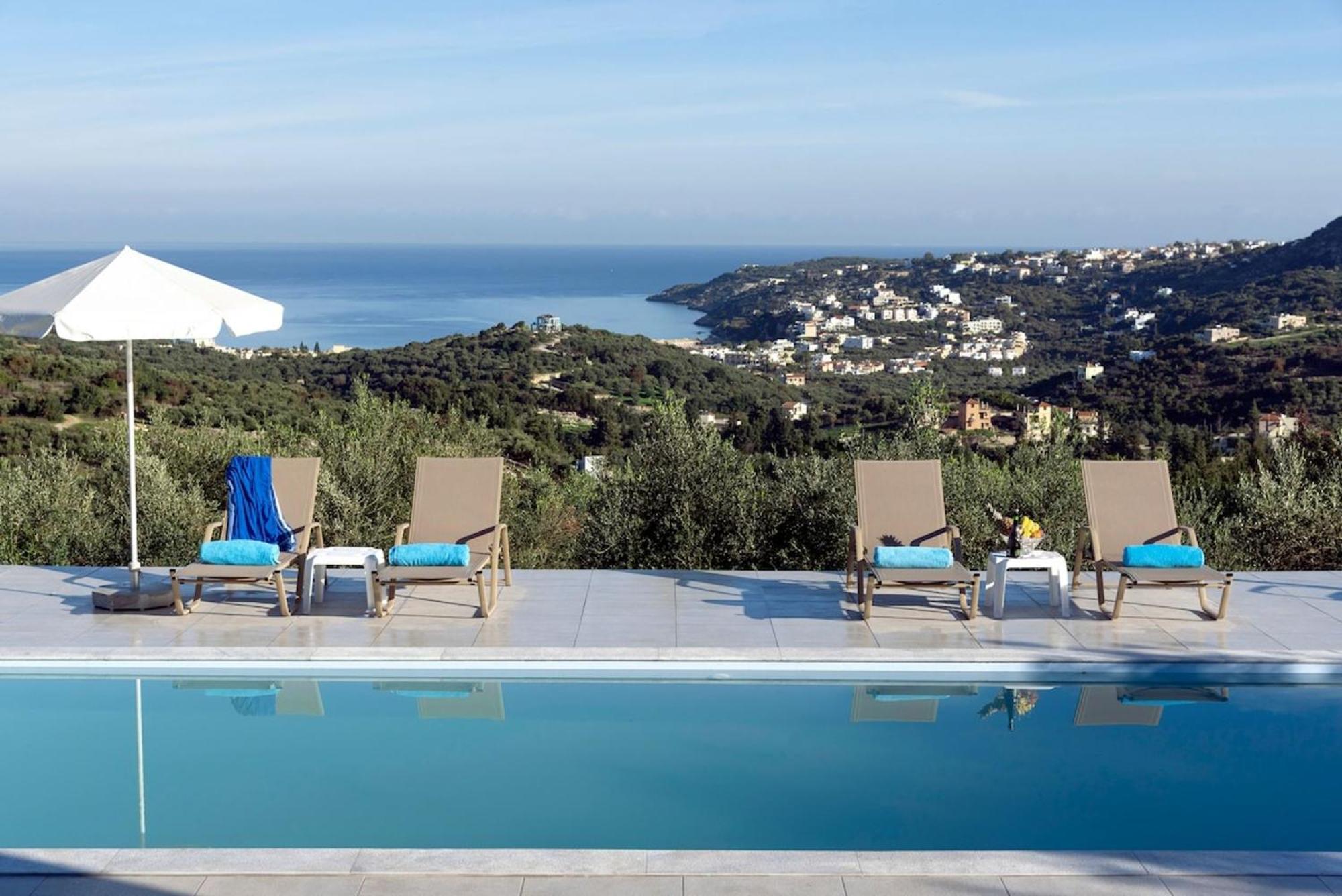 Villa Konstantinos Hilltop Vineyard Escape Almirida Eksteriør bilde