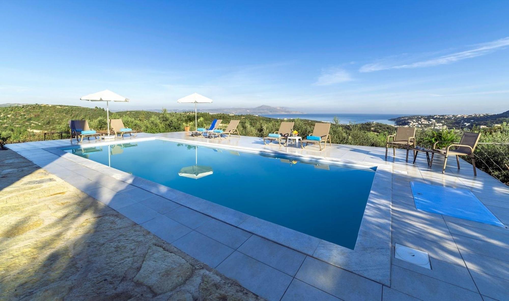 Villa Konstantinos Hilltop Vineyard Escape Almirida Eksteriør bilde