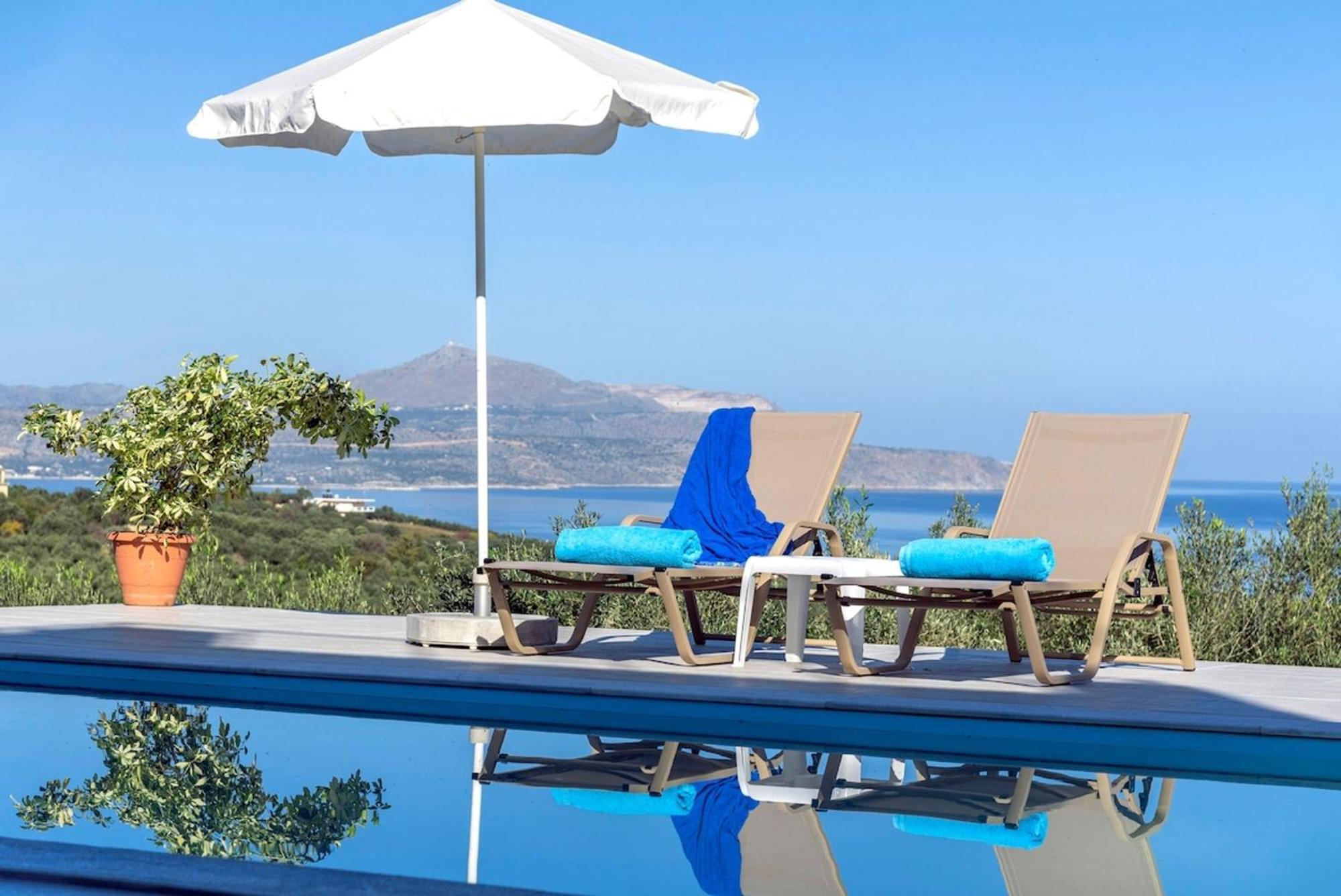 Villa Konstantinos Hilltop Vineyard Escape Almirida Eksteriør bilde