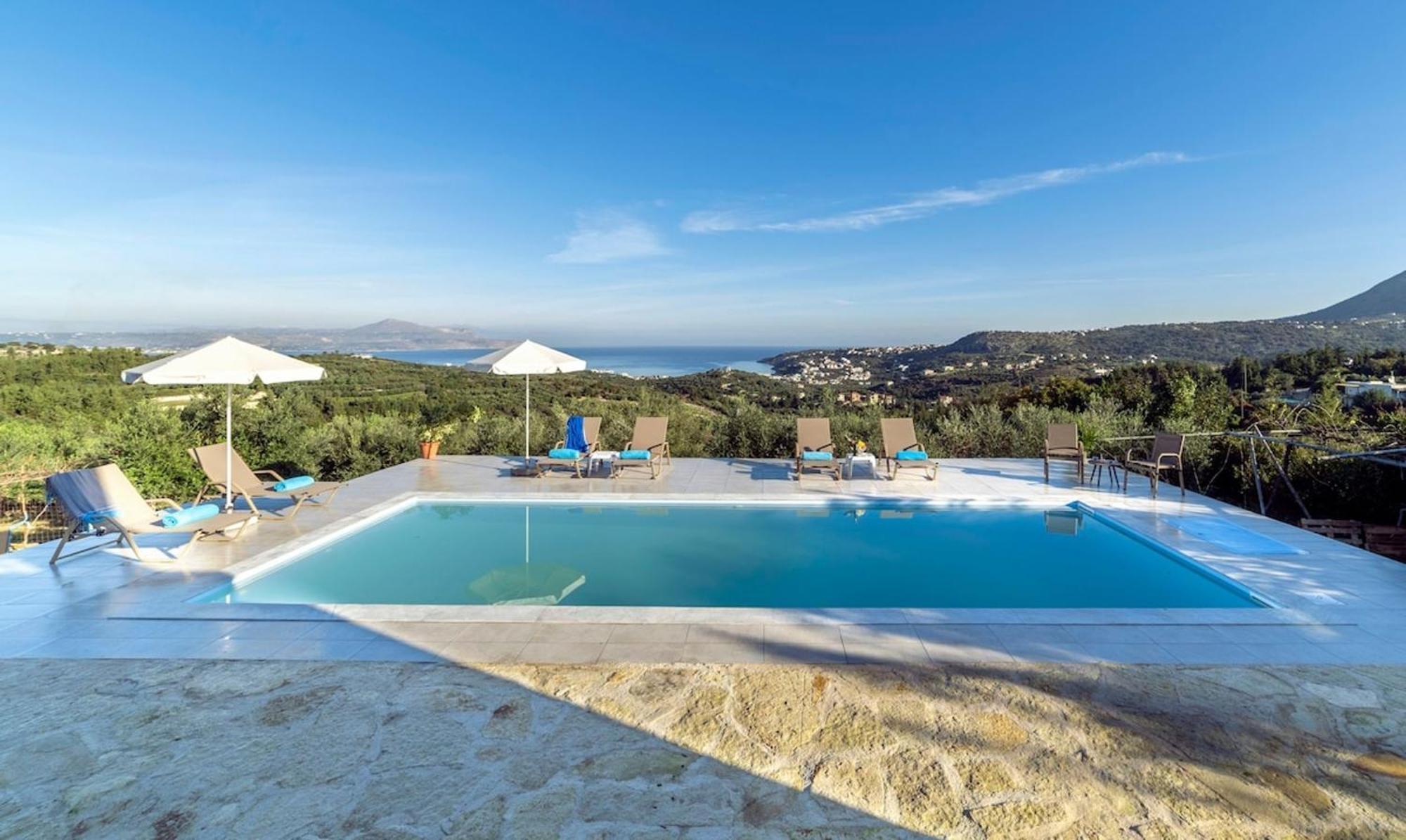 Villa Konstantinos Hilltop Vineyard Escape Almirida Eksteriør bilde