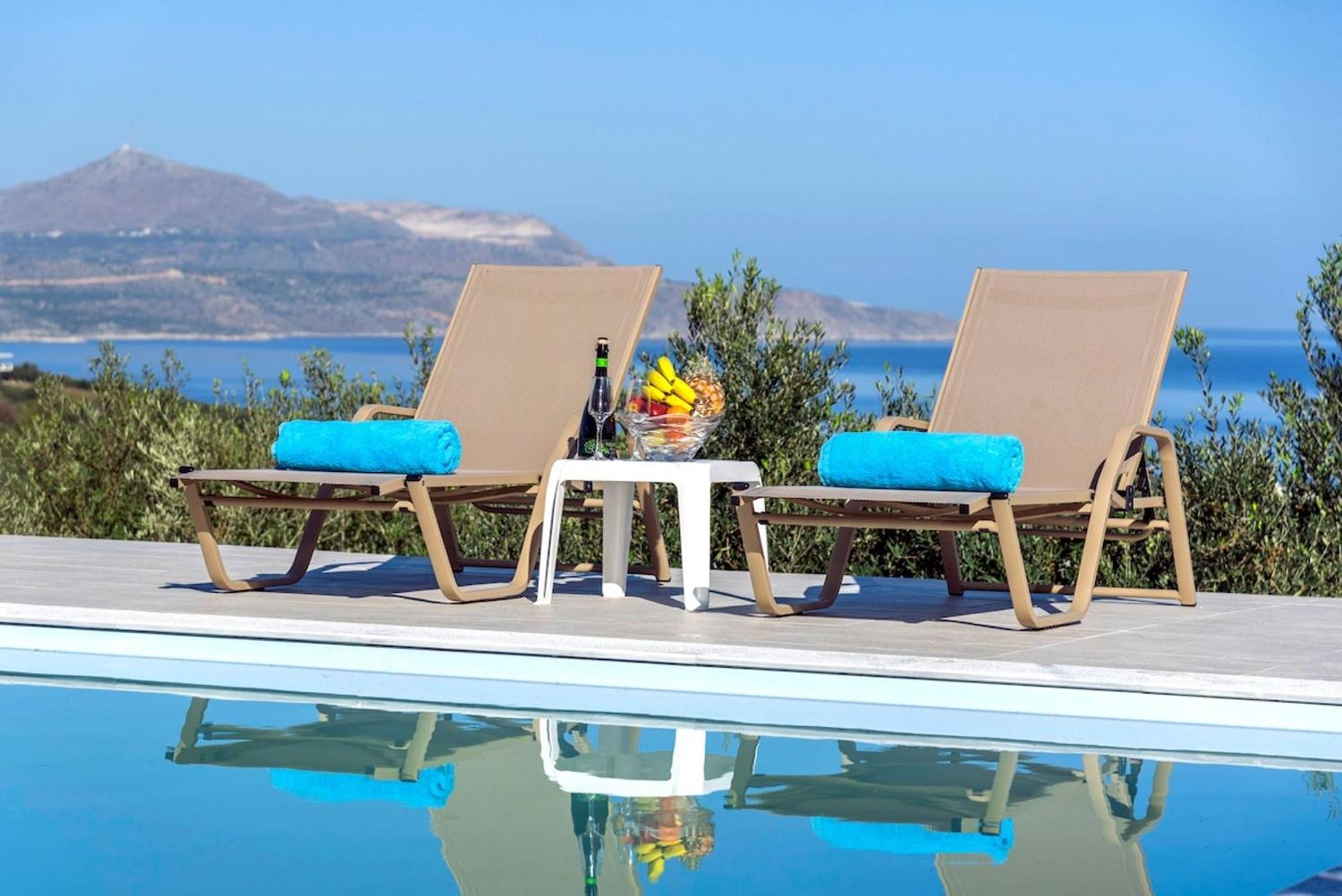 Villa Konstantinos Hilltop Vineyard Escape Almirida Eksteriør bilde