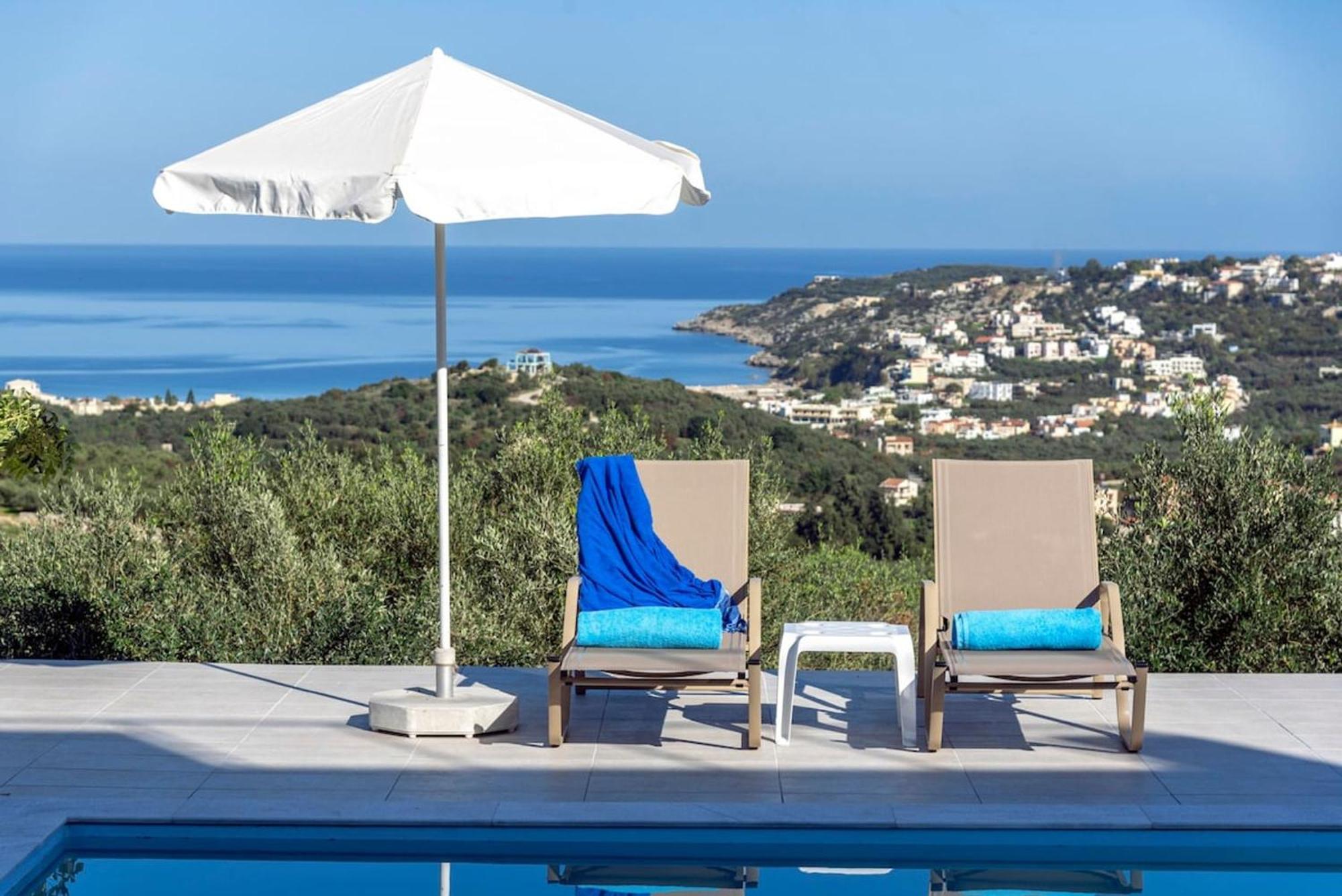 Villa Konstantinos Hilltop Vineyard Escape Almirida Eksteriør bilde
