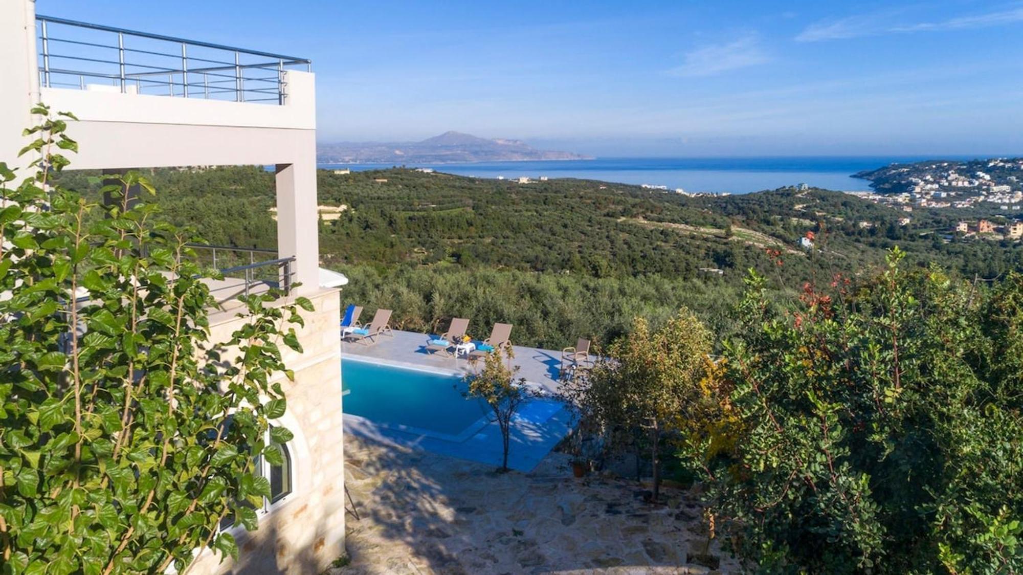 Villa Konstantinos Hilltop Vineyard Escape Almirida Eksteriør bilde