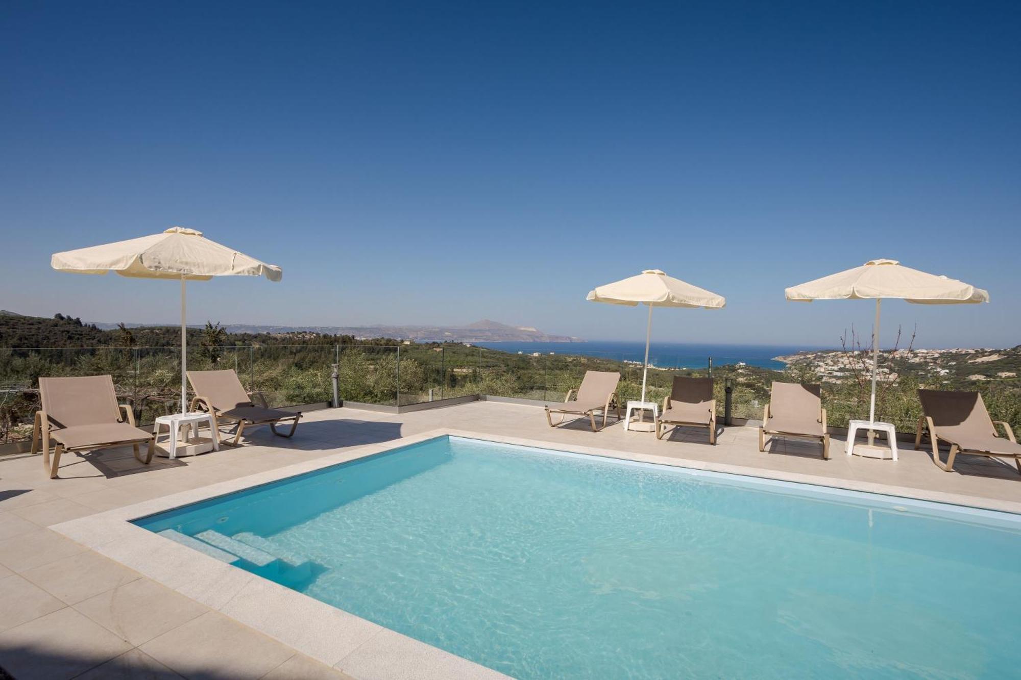 Villa Konstantinos Hilltop Vineyard Escape Almirida Eksteriør bilde