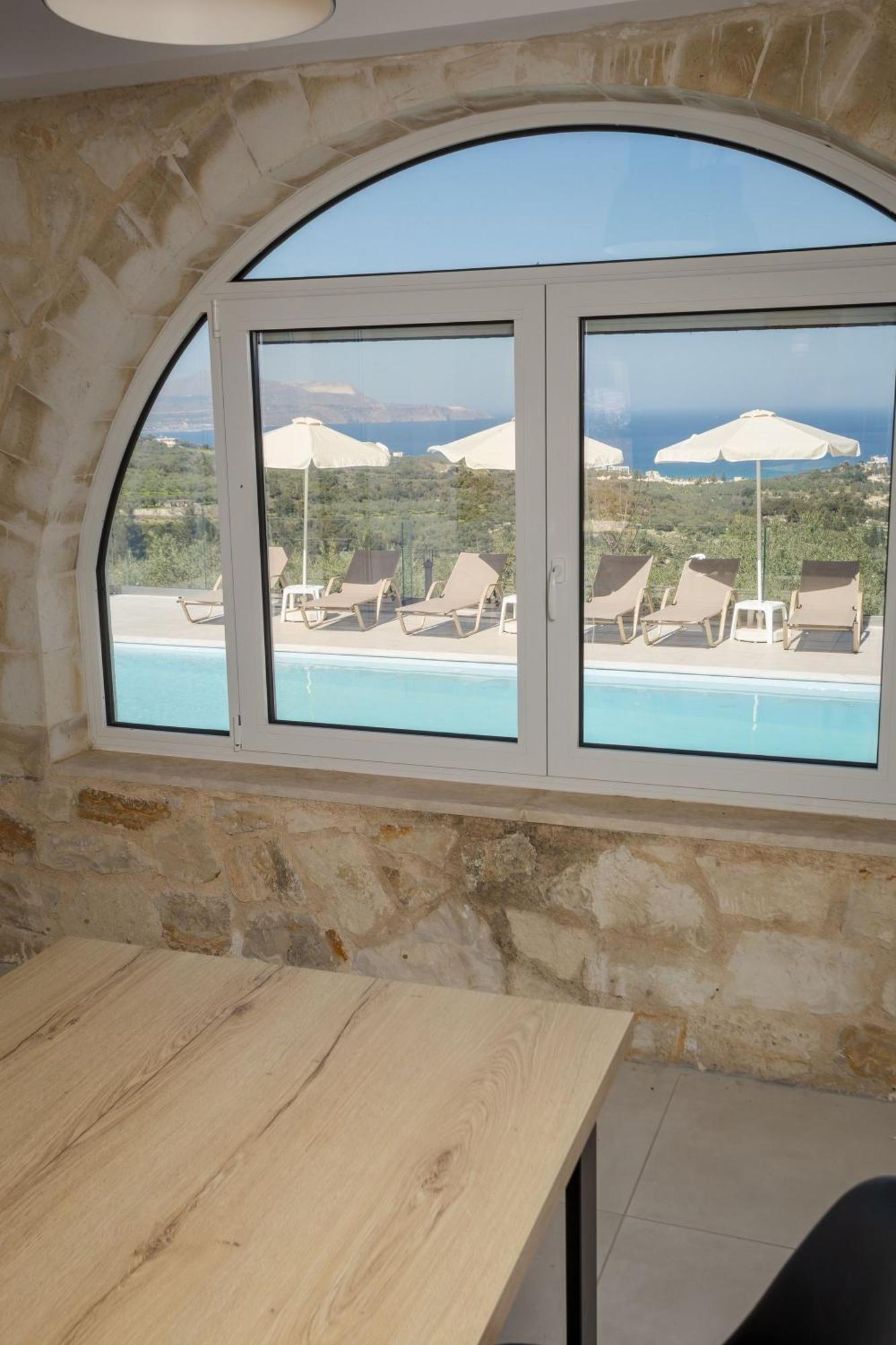 Villa Konstantinos Hilltop Vineyard Escape Almirida Eksteriør bilde