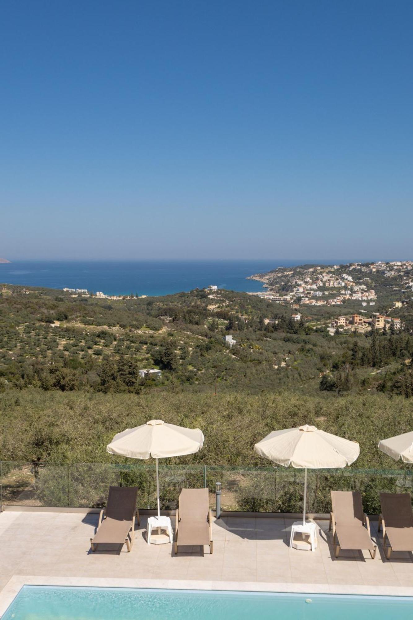 Villa Konstantinos Hilltop Vineyard Escape Almirida Eksteriør bilde
