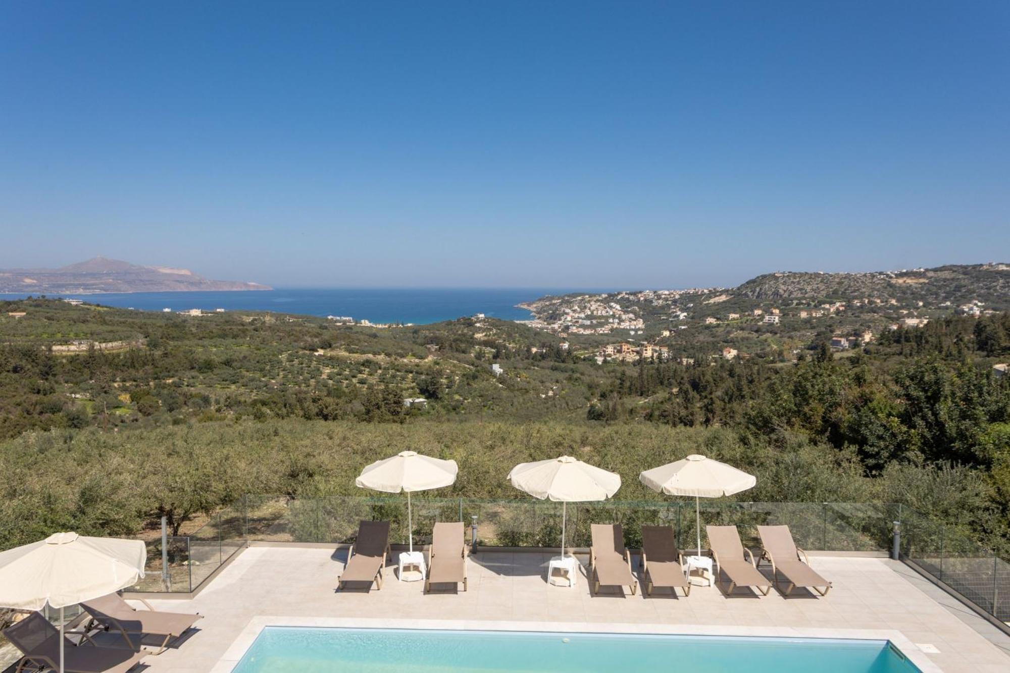 Villa Konstantinos Hilltop Vineyard Escape Almirida Eksteriør bilde