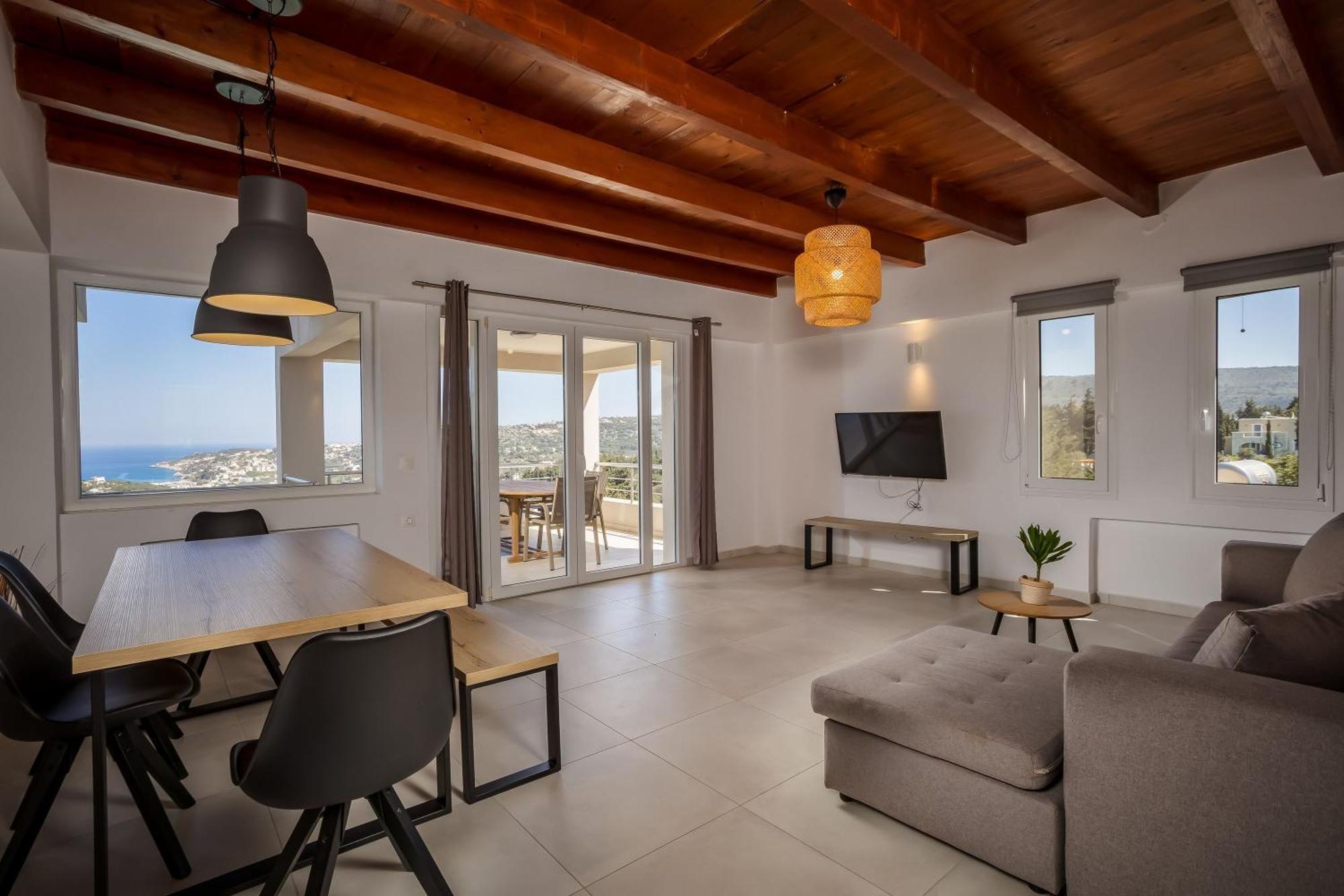 Villa Konstantinos Hilltop Vineyard Escape Almirida Eksteriør bilde