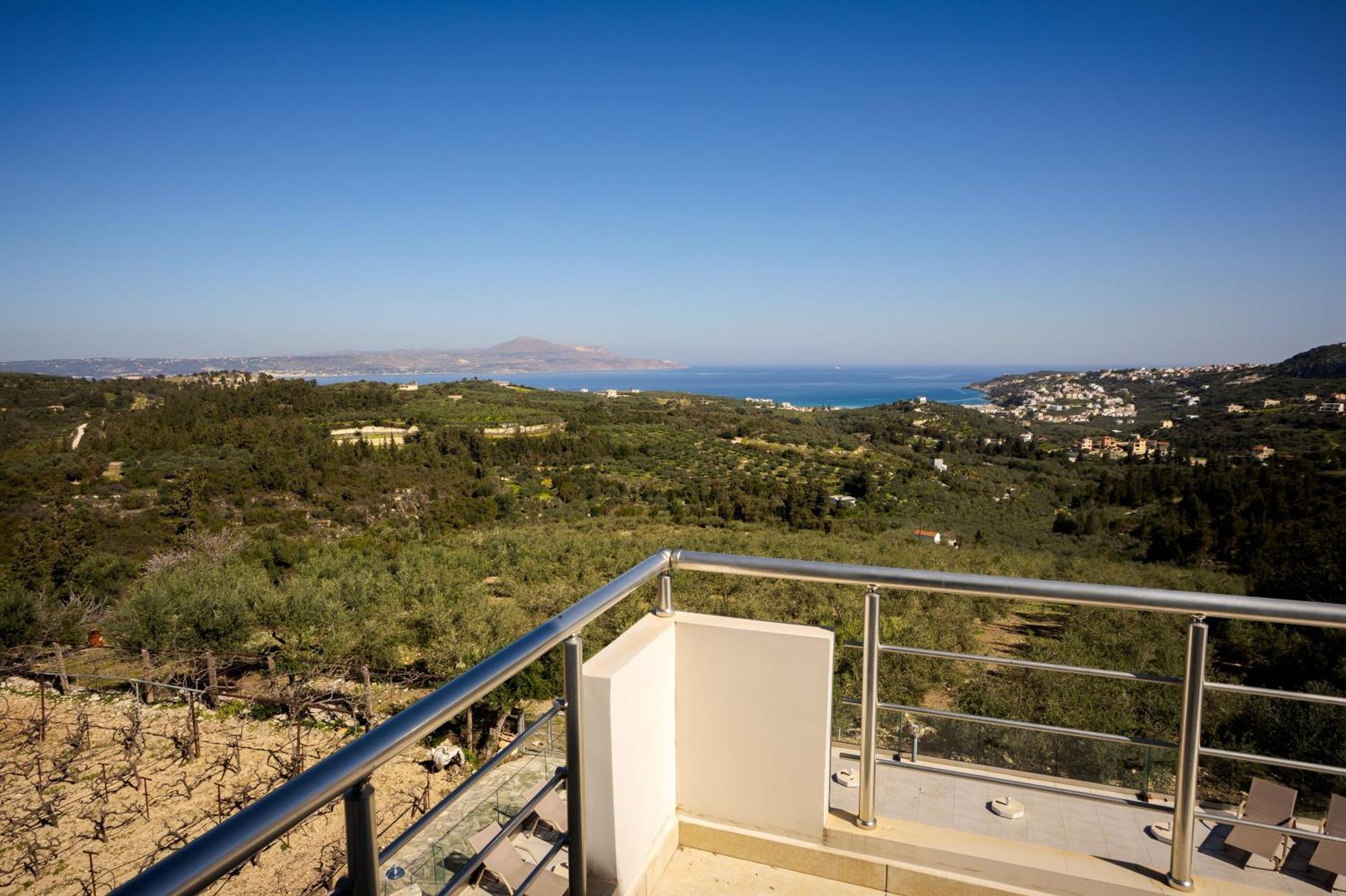Villa Konstantinos Hilltop Vineyard Escape Almirida Eksteriør bilde