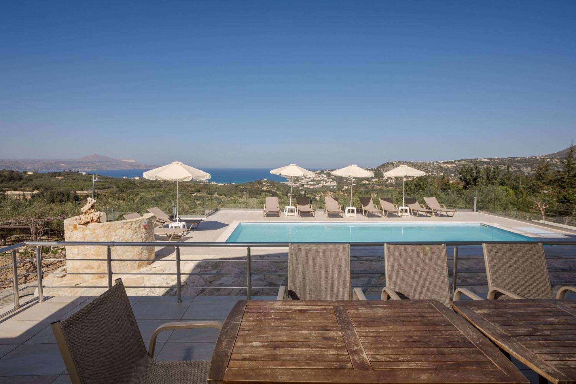 Villa Konstantinos Hilltop Vineyard Escape Almirida Eksteriør bilde