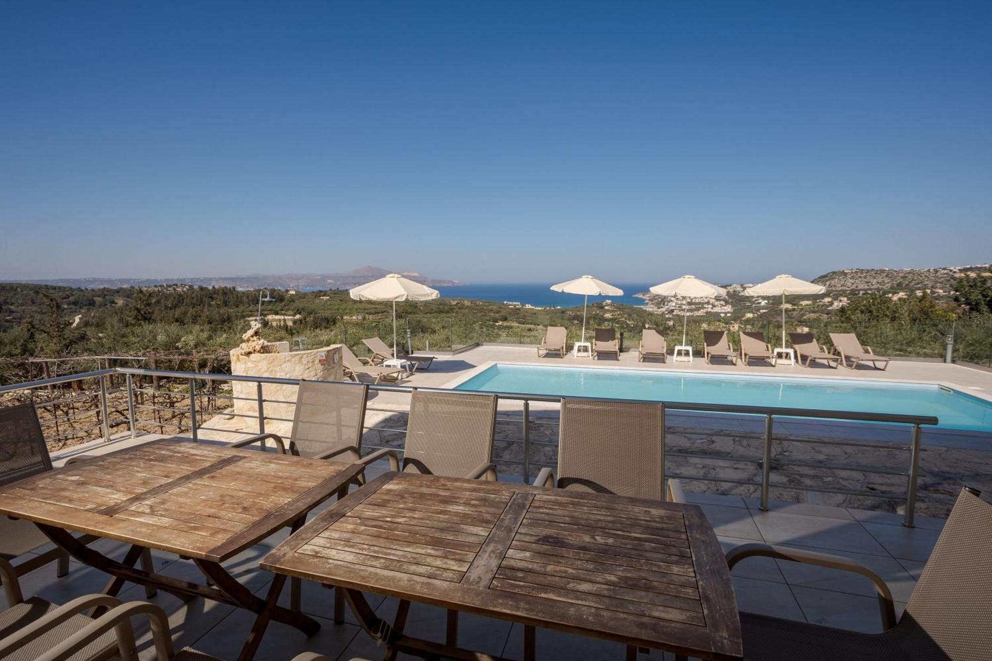 Villa Konstantinos Hilltop Vineyard Escape Almirida Eksteriør bilde